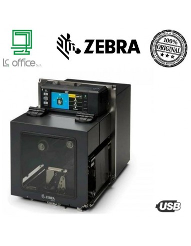 Stampante Zebra ZE511 4" 24D/RH/LAN/USB USB HOST/ZPL/EU UK CORD/SER/BT - ZE51146-R0E0000