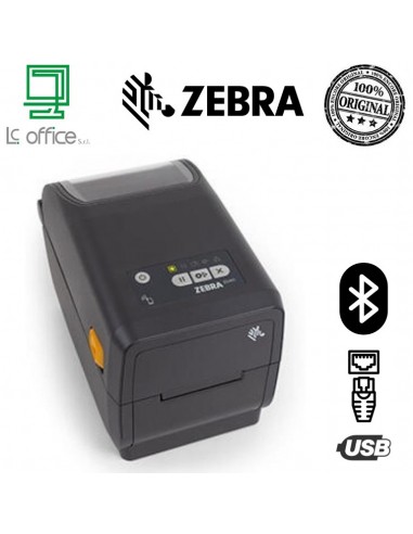 Stampante Zebra ZD41 TT 300 DPI Bluetooth LAN USB EU&UK - ZD4A023-T0EE00E