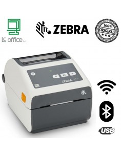 Stampante Zebra ZD421 TT HEALTHCARE 300 DPI WIFI Bluetooth USB EU&UK CORDS ROW EZPL MODULAR CONNECT - ZD4AH43-30EW02E