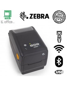 Stampante Zebra ZD411 TT 203 DPI Bluetooth WIFI USB EU&UK CORDS - ZD4A022-T0EW02E