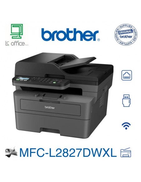 Brother MFC-L2827DWXL Stampante multifunzione Laser Mono WiFi