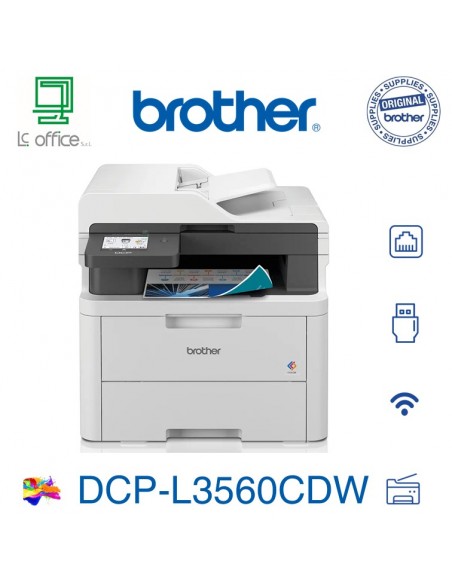 Brother DCP-L3560CDW Stampante multifunzione Laser/LED a colore WiFi