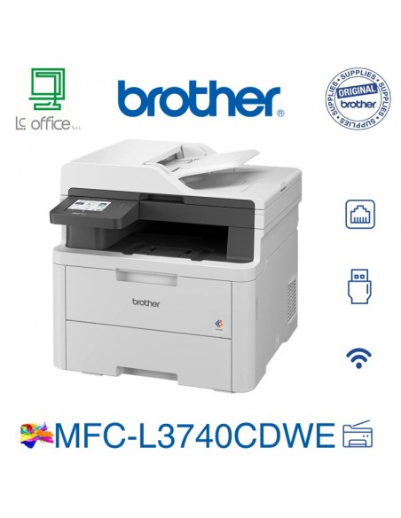 Brother MFC-L3740CDWE Stampante multifunzione Laser/LED a colore WiFi