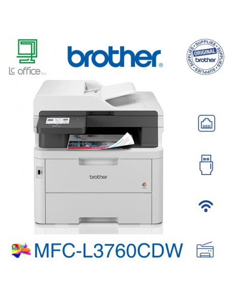 Brother MFC-L3760CDW Stampante multifunzione Laser/LED a colore WiFi