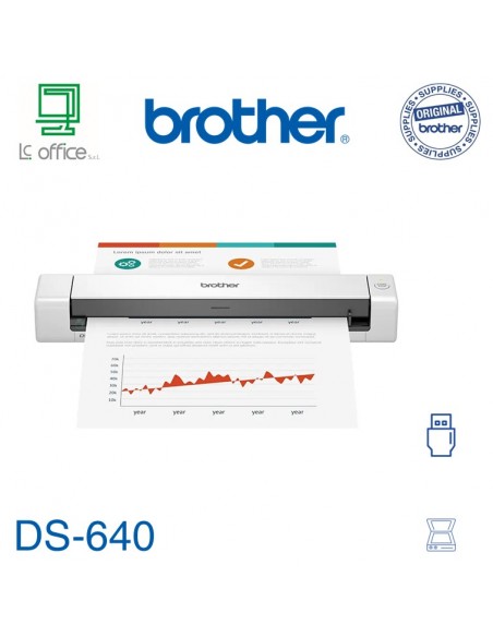 Brother DS-640 Scanner portatile per documenti