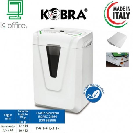 Distruggi Documenti Kobra Hybrid - S - 99.942 - PRONTA CONSEGNA