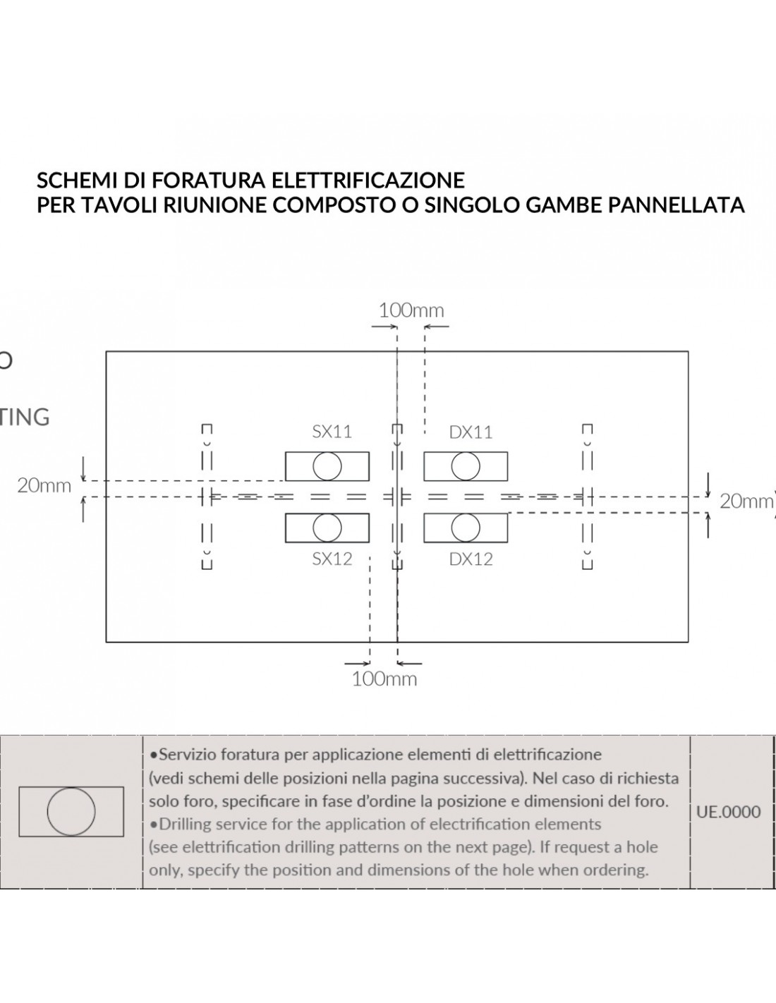 elettrifazione tavolo riunione elettrifazione tavolo riunione