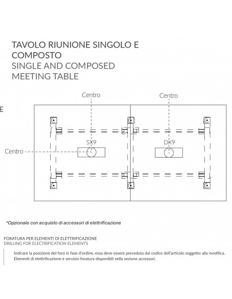 Royal scheda elettrificazione tavolo riunione SEIPO