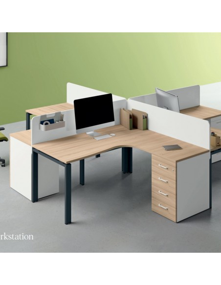 Workstation DX da 1600 struttura 
metallica BR.0162 3 img 1
