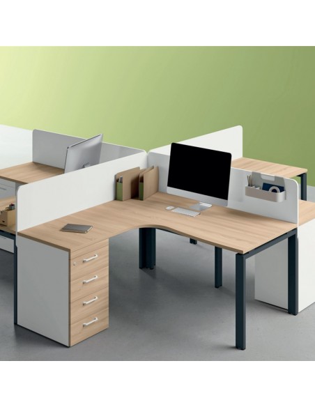 Workstation DX-SX da 1600 struttura 
metallica BR.0162 3 img 1