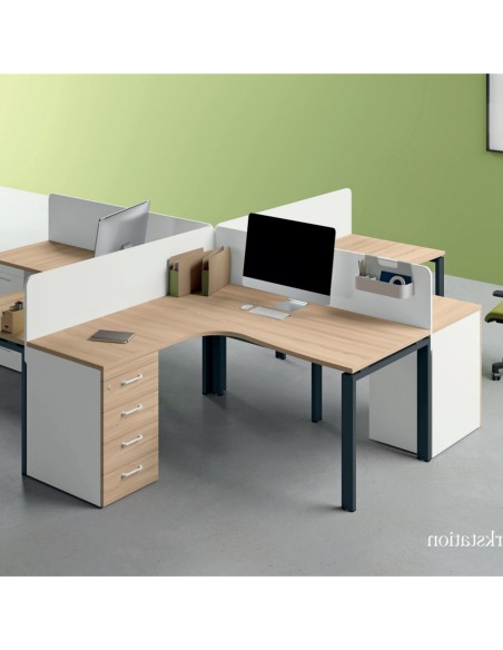 Workstation DX-SX da 1600 struttura 
metallica BR.0152 img 2