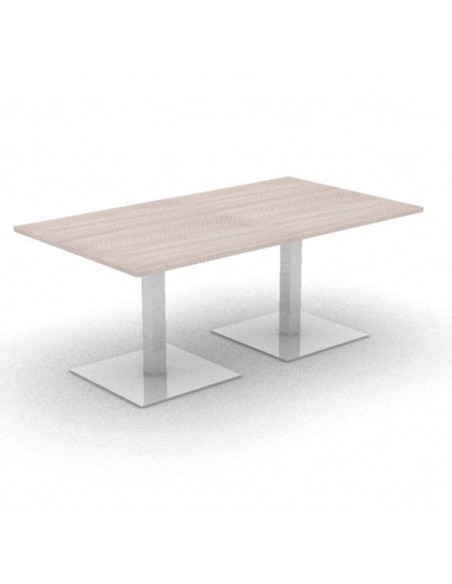 Panel Tavolo riunione p. 1200, piano monoblocco,  colonna e base quadra Seipo PA.0776 7 8 img 1