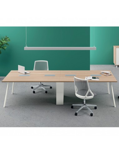VERTEX Tavolo riunione 2 PEZZI piano in melaminico LINEARE Seipo P. 1000 - VX.0061 62 63 64 65 IMG