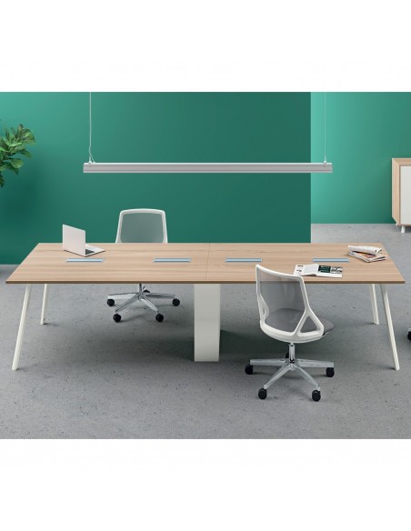 VERTEX Tavolo riunione 2 PEZZI piano in melaminico LINEARE Seipo P. 1000 - VX.0061 62 63 64 65 IMG