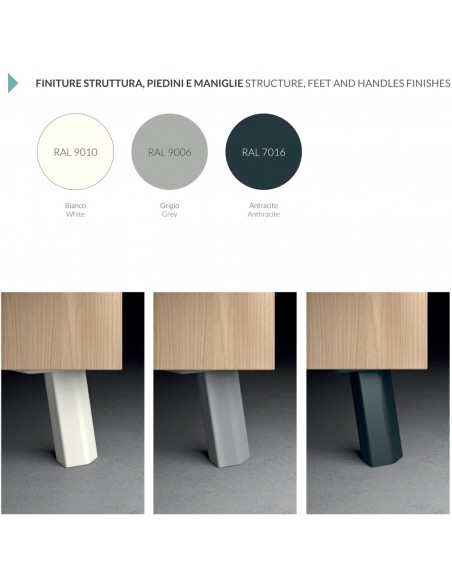 finiture gambe e piedi VERTEX SEIPO