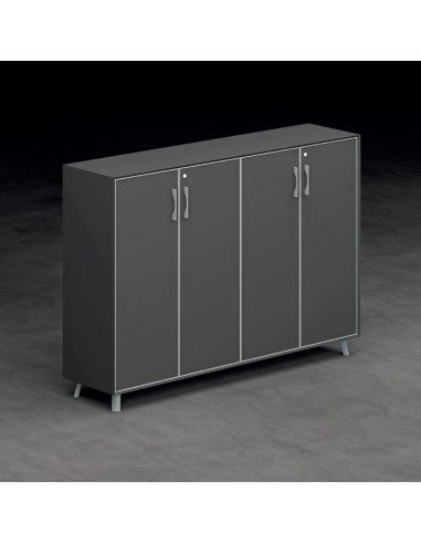 VERTEX Armadio elegante medio con elementi di chiusura e 4 ante in HPL SEIPO - VX.0461 img 1