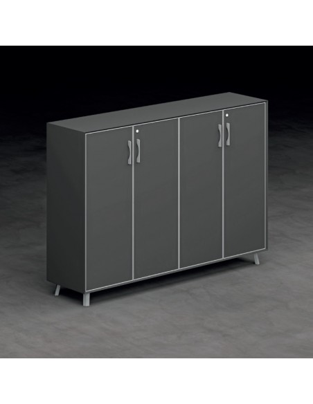 VERTEX Armadio elegante medio con elementi di chiusura e 4 ante in HPL SEIPO - VX.0461 img 1