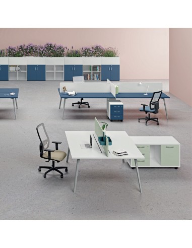 VERTEX scrivania Benches copertura accesso elettrificazione 60mm Seipo - VX.0681 82 83 84 img 1