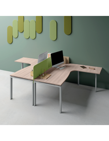 Bridge Workstation DX da struttura metallica a ponte con gamba portante Seipo BR.0160 61 img 1