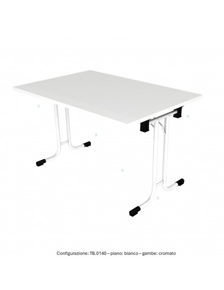 Tavolo mensa chiudibili melaminico SEIPO TB.0140 TB.0141 TB.0142 TB.0143 img bianco