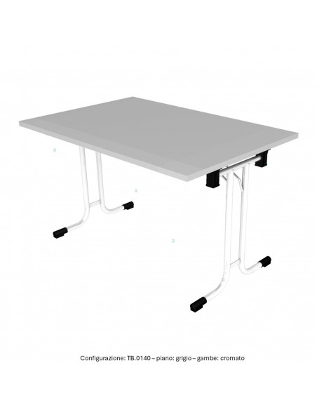 Tavolo mensa chiudibili melaminico SEIPO TB.0140 TB.0141 TB.0142 TB.0143 img grigio