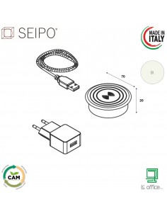 Caricabatterie ad induzione SEIPO UE.0009