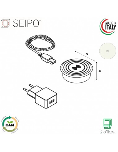 Caricabatterie ad induzione SEIPO UE.0009