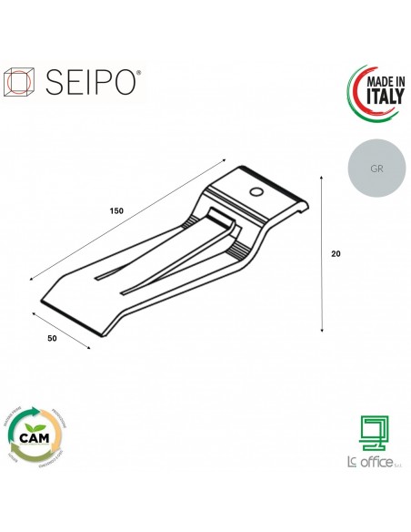 Flex clip supporto cavi SEIPO UE.0013