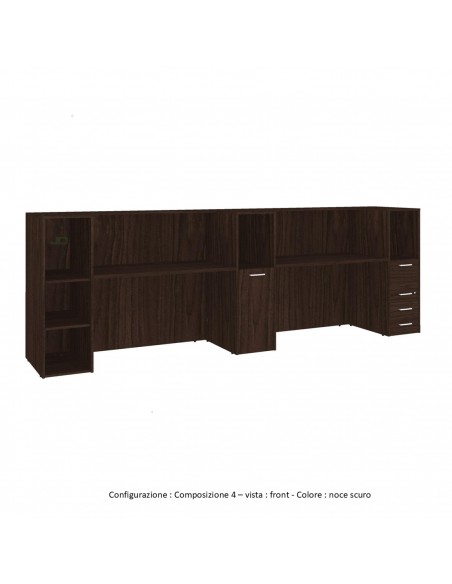 Banco reception due posti con cassettiere alte img