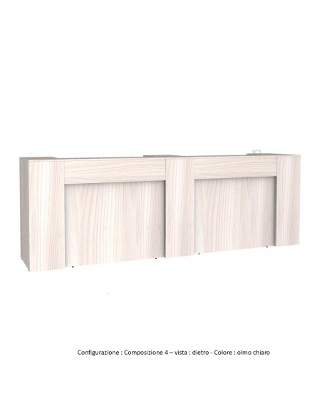 Banco reception due posti con cassettiere alte img
