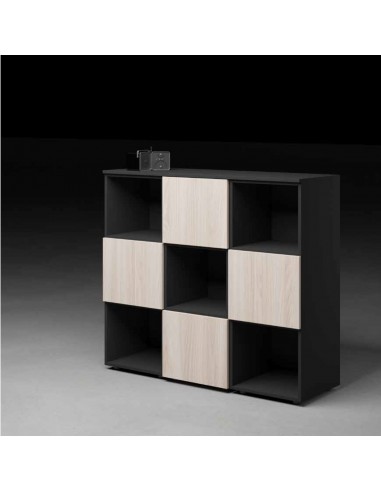 CUBE Composizione 3 elementi con top incluso con 9 vani e 4 ante SEIPO COMP 2 IMG