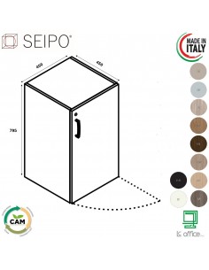 Contenitore H795 con anta in melaminico SEIPO COMPOSIZIONE 7
