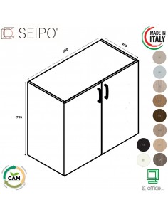 Contenitore H795 con anta in melaminico SEIPO COMPOSIZIONE 9