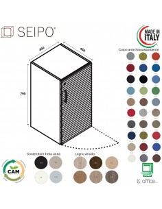 Contenitore H795 con anta fonoassorbente SEIPO COMPOSIZIONE 8