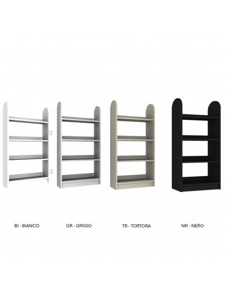 Stone RIVER MEDIUM L800 libreria autoportante 4 ripiani SEIPO ST.0041 IMG 1