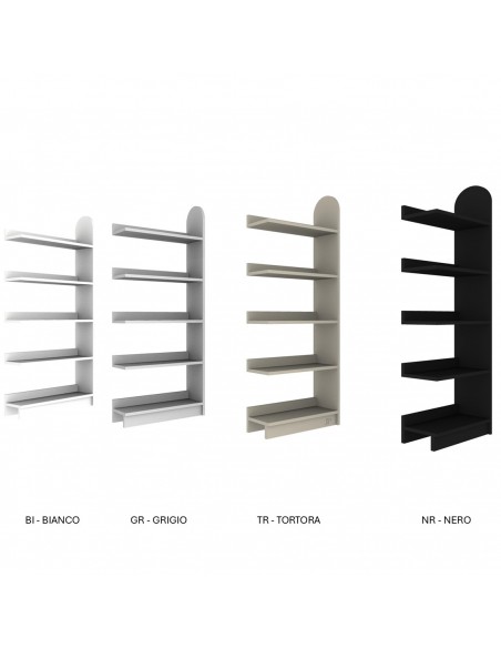 Stone RIVER TALL L775 elemento aggiuntivo libreria autoportante 5 ripiani SEIPO ST.0046 IMG 1