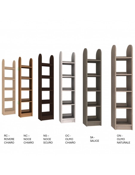 Stone RIVER TALL L400 libreria autoportante 5 ripiani SEIPO ST.0040 IMG 2