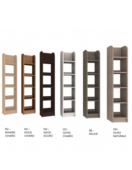 Stone ONYX TALL L400 libreria a parete 5 ripiani SEIPO ST.0048 IMG 2