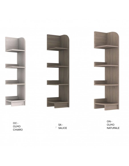 Stone ONYX MEDIUM L375 elemento aggiuntivo libreria a parete 4 ripiani SEIPO ST.0051 IMG 3