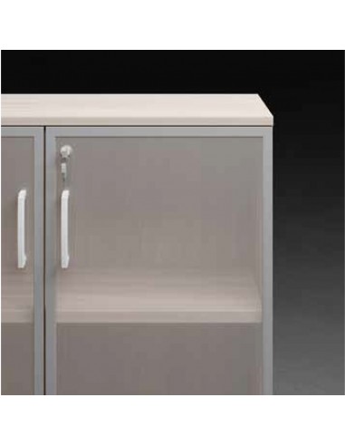Contenitore H1563 con anta in vetro SEIPO COMPOSIZIONE 19 tech