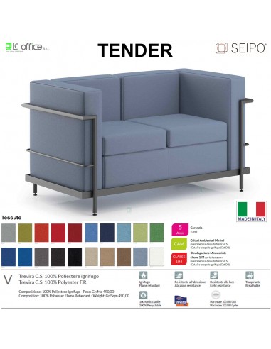 DIVANO TENDER 2 POSTI SEIPO