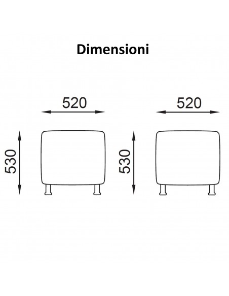 DIMENSIONE POUF TENDER
