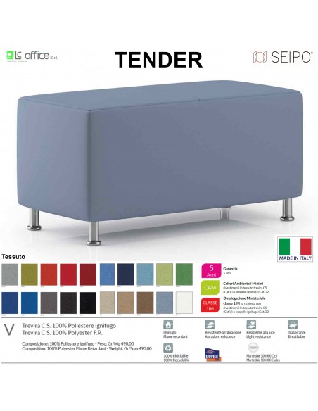 POUF TENDER TN0006 TESSUTO V