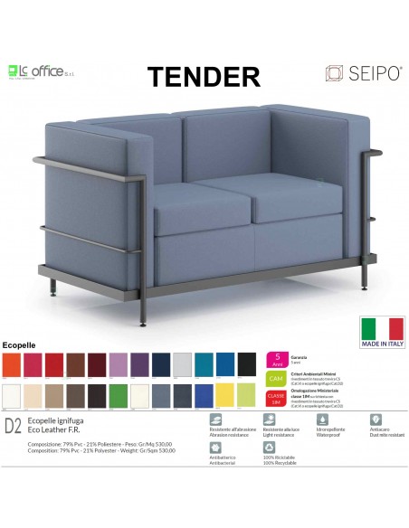 DIVANO 2 POSTI TENDER SEIPO