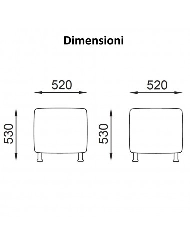 DIMENSIONE POUF TENDER
