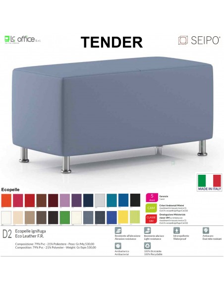 POUF TENDER SEIPO 2 POSTI TN0006 D2