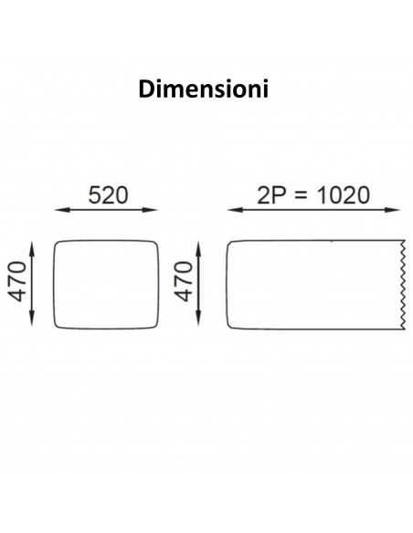 DIMENSIONI POU SEIPO 2 POSTI