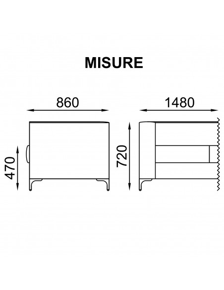 misure divano 2 posti swing seipo