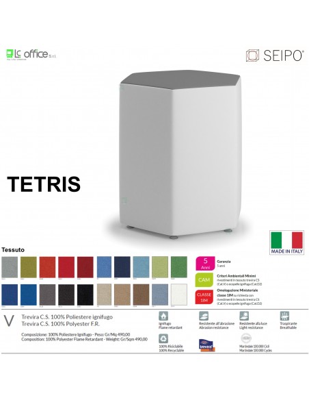 TETRIS TE0013 Elemento centrale 6 vie ALTO SEIPO Tessuto V