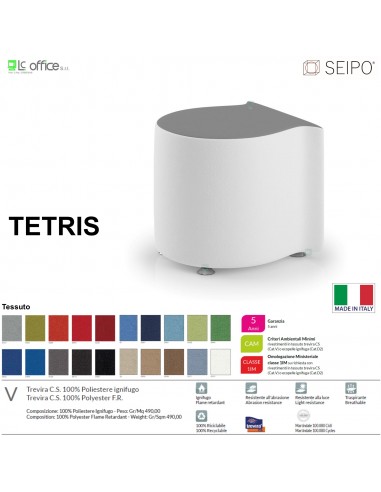 POUF TETRIS TE0005 Elemento seduta SEIPO Tessuto V